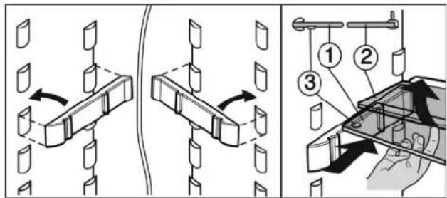 LIEBHERR KP 2620 - Teilbare Abstellfläche verwenden\* - 1