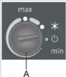 GORENJE FI5092 - Einstellung der Temperatur im Geräteinneren - 1