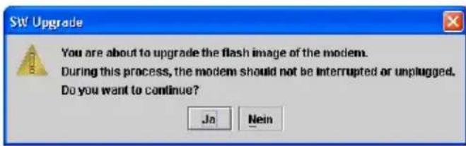 SAGEM FAST 940 - Aktualisieren der Modem-Software mittels der Anwendung BridgeMon - 1