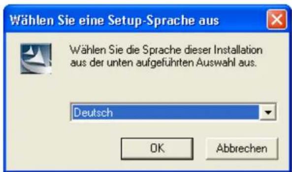 Wählen Sie eine Setup-Sprache aus Wählen Sie die Sprache dieser Installation aus der unten aufgeführten Auswahl aus. Deutsch OK Abbrechen