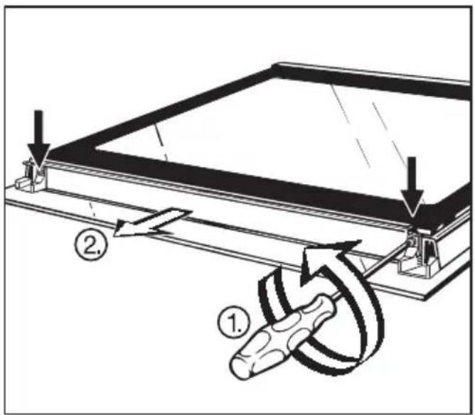 MIELE H 4680 - Gerätetür auseinander bauen - 1