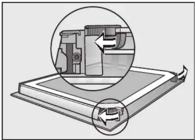 MIELE H 5688 - Tür auseinanderbauen - 1