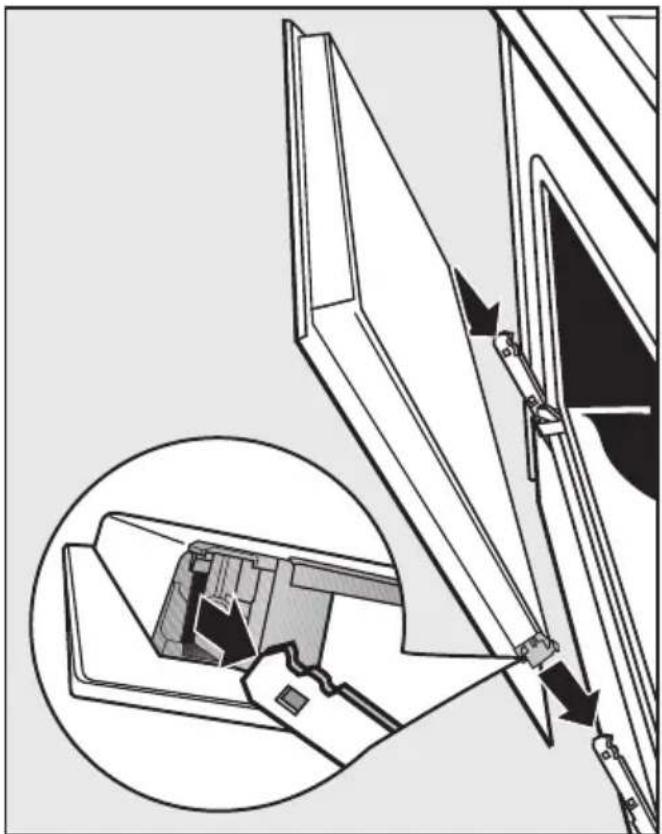 MIELE H 5688 - Tür einsetzen - 1