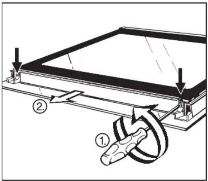 MIELE H 4640 BP KAT - Gerätetür auseinanderbauen - 1