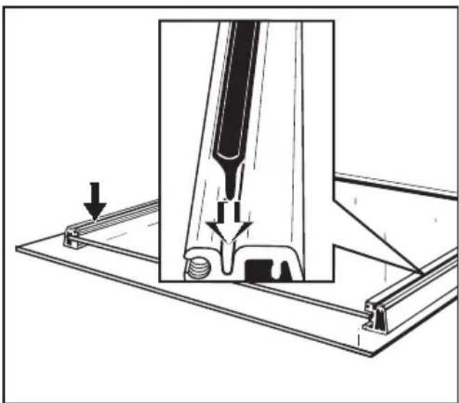 MIELE H 4640 BP KAT - Gerätetür auseinanderbauen - 5