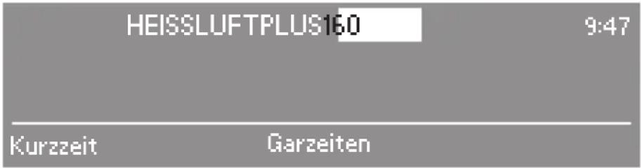 MIELE H 4640 B KAT - Temperatur wählen - 1