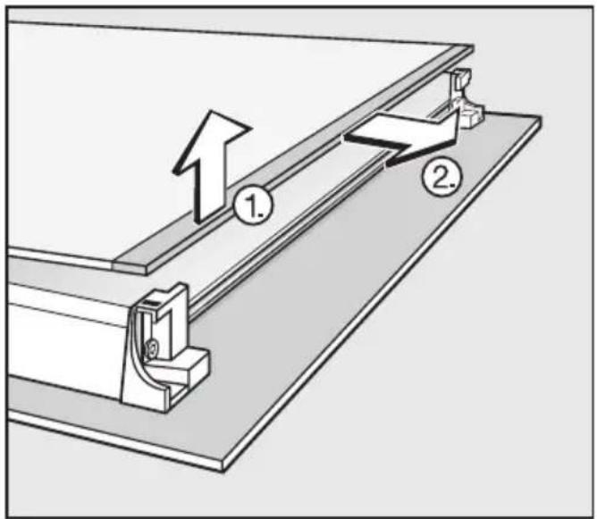 MIELE H 4541 - Gerätetür auseinanderbauen - 2