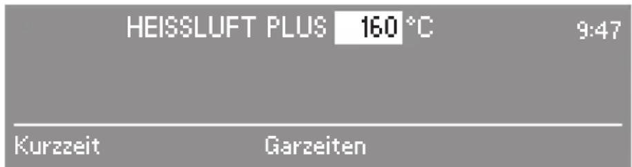 MIELE H 4541 - Temperatur ändern - 1