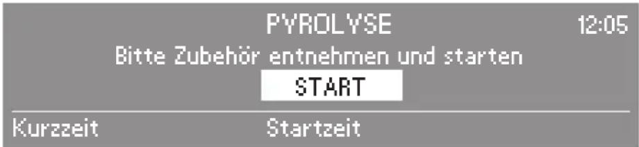 MIELE H 4541 - Pyrolyseprozess starten - 2