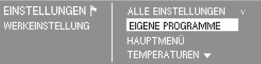 MIELE H 4541 - Werkeinstellung - 1
