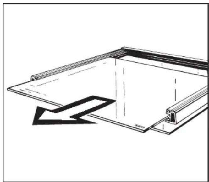 MIELE H 4350 - Gerätetür auseinanderbauen - 4