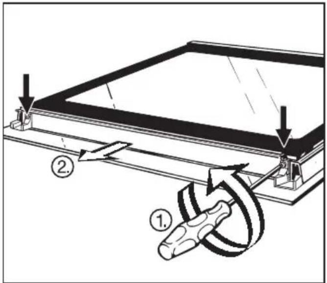 MIELE H 4280 B - Gerätetür auseinanderbauen - 1