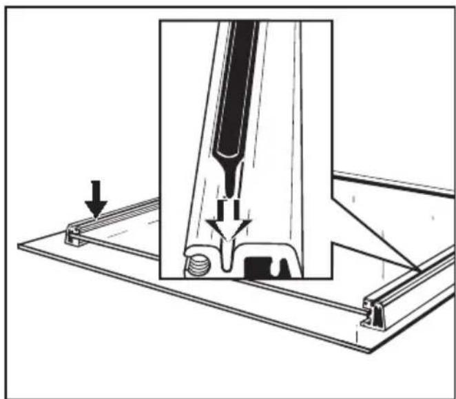 MIELE H 4260 - Gerätetür auseinanderbauen - 5