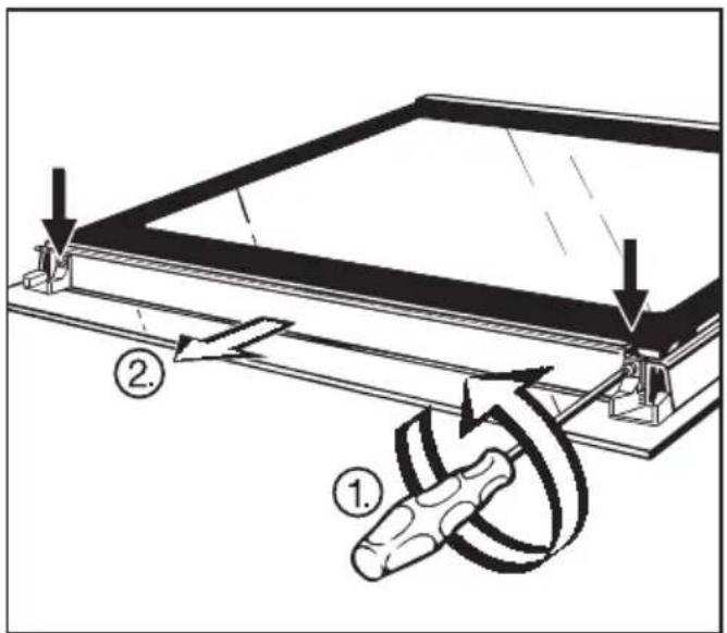 MIELE H 4200 B - Gerätetür auseinanderbauen - 1
