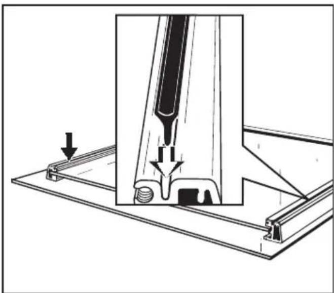 MIELE H 4180 B - Gerätetür auseinanderbauen - 5