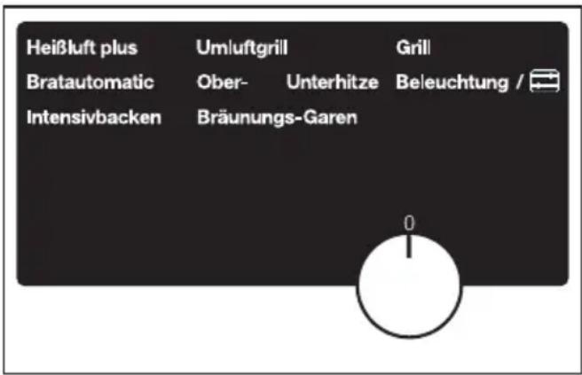 MIELE H 4180 B - Betriebsartenwähler - 1