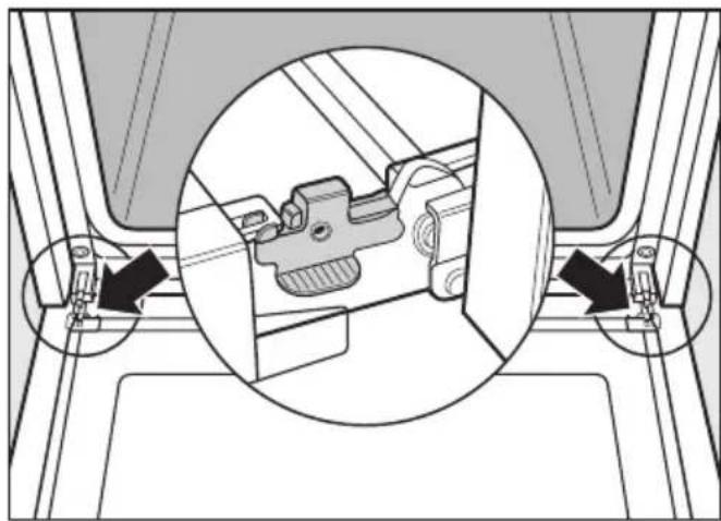 MIELE H 4102 - Tür abnehmen - 1