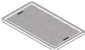 MIELE CS1312 - Grillplatte CSGP 1300 - 1