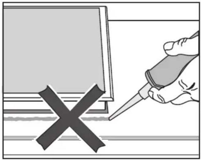 MIELE CS 1134 - Dichtung zwischen Gerät und Arbeitsplatte - 1