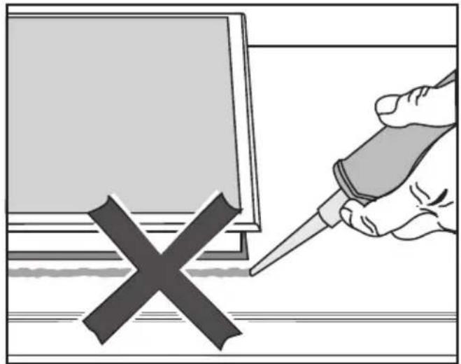 MIELE CS 1021 G - Dichtung zwischen Gerät und Arbeitsplatte - 1