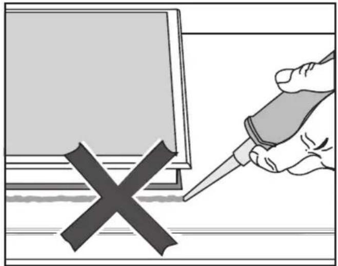 MIELE KM 6357 PowerFlex - Dichtung zwischen Kochfeld und Arbeitsplatte - 1