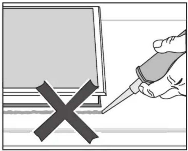 MIELE KM 6328 PowerFlex - Dichtung zwischen Kochfeld und Arbeitsplatte - 1