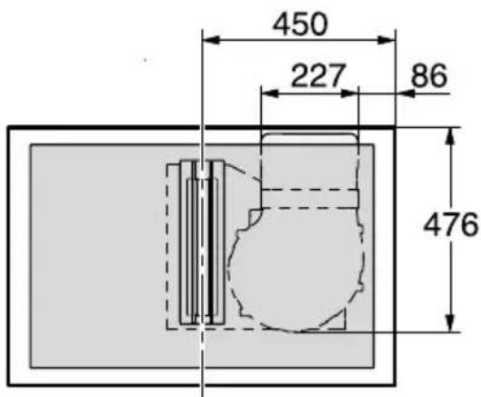 MIELE KMDA 7774 FR - Ausblasrichtung hinten - 1
