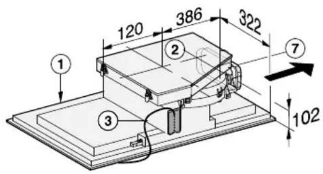 MIELE KMDA 7774 FR - Ausblasrichtung links - 4