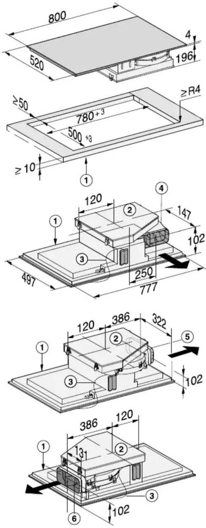 MIELE KMDA 7774 FR - Ausblasrichtung links - 5
