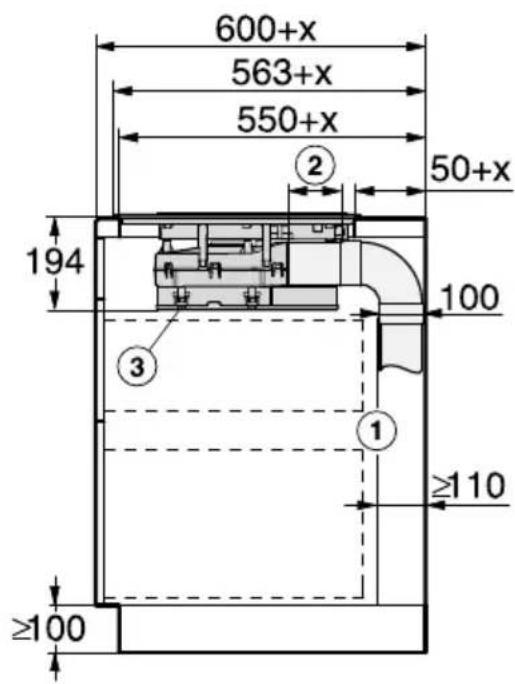MIELE KMDA 7774 FR - Arbeitsplattentiefe größer als 600 mm - 1