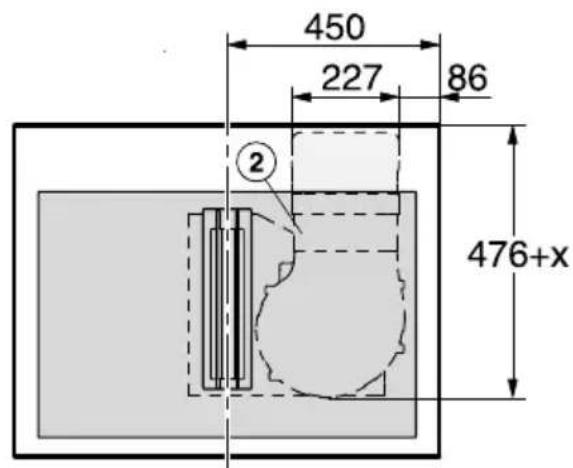 MIELE KMDA 7774 FR - Ausblasrichtung hinten - 1