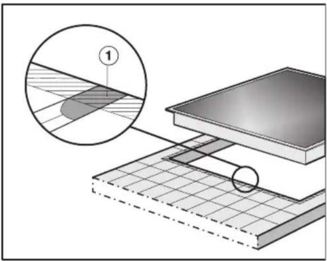 MIELE KM 6317 - Geflieste Arbeitsfläche - 1