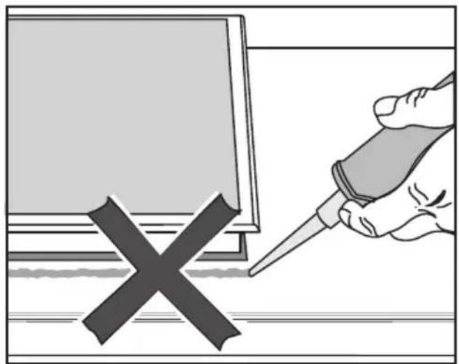 MIELE KM 6315 - Dichtung zwischen Kochfeld und Arbeitsplatte - 1