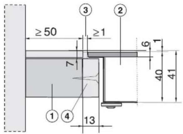 MIELE KM 6002 - Arbeitsplatte aus Naturstein - 3