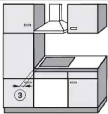 MIELE KM 6002 - Sicherheitsabstand hinten/seitlich - 2