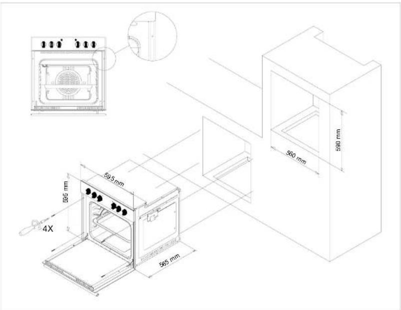 BOMANN EHBC 543 IX - - EINBAU UND INSTALLATION DES BACKOFENS - 1