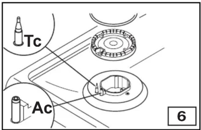 GORENJE K97320 - AUSTAUSCH DER GLÜHLAMPE DER BACKOFEN-BELEUCHTUNG (Abb. 7) - 1