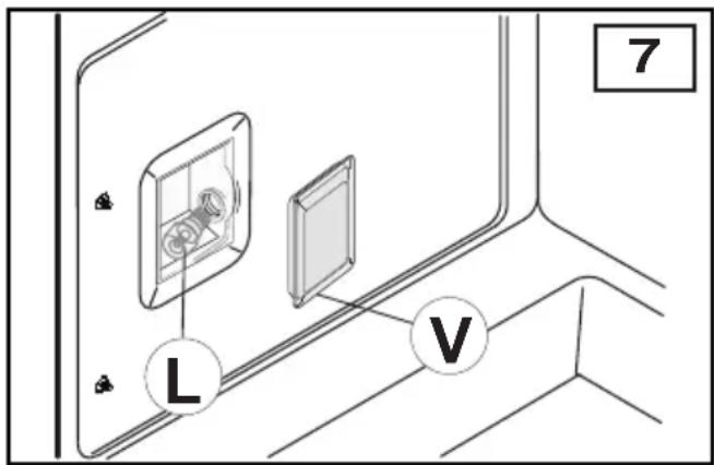 GORENJE K97320 - AUSTAUSCH DER GLÜHLAMPE DER BACKOFEN-BELEUCHTUNG (Abb. 7) - 2
