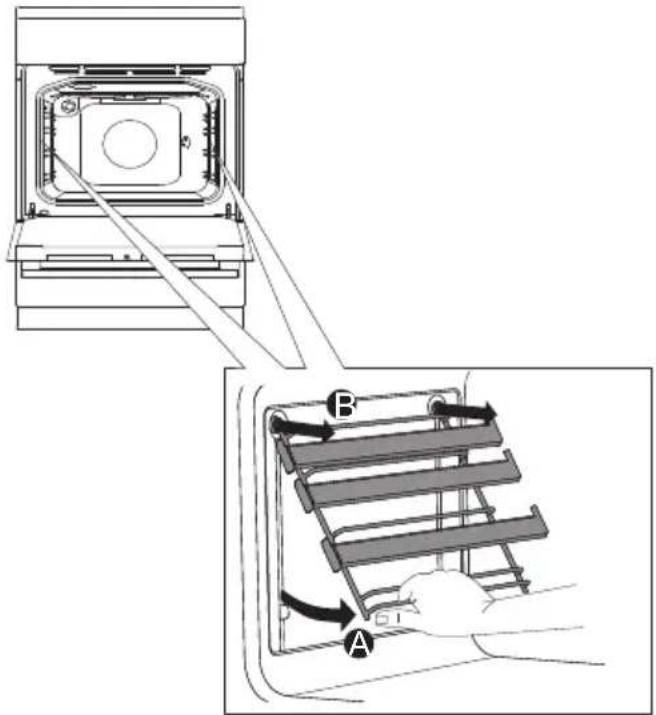 GORENJE K637E10 - DEMONTAGE DER DRAHT- UND TELESKOPAUSZIEHFÜHRUNGEN - 1