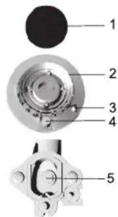 GORENJE K57120 - Einstellelemente der Kochbrenner - 1