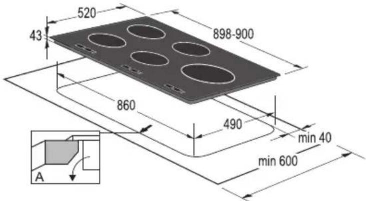 GORENJE IT984 - Einbaumaße - 4