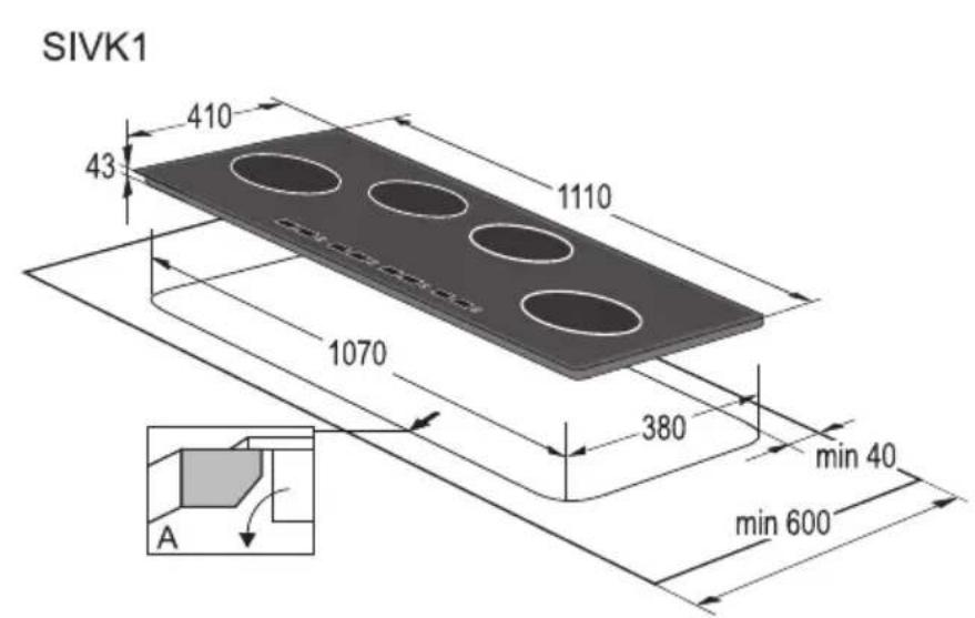 GORENJE IS675 - Einbaumaße - 3