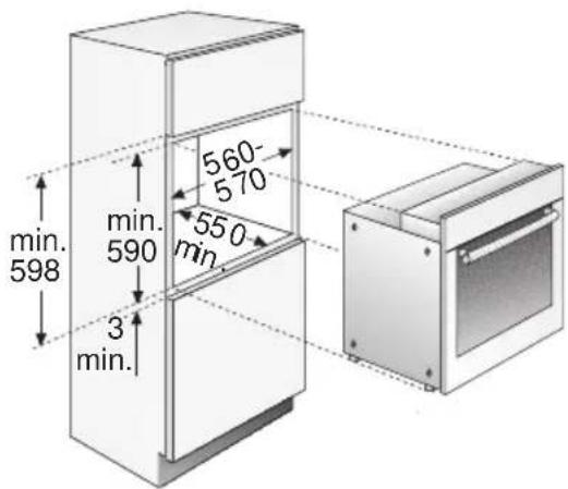 NEFF B 1322 NO - Montaje del horno - 2