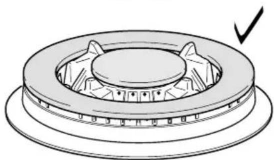 M-SYSTEM MGKW-901 - BRANDER MET DRIEDUBBELE KRANS - 2