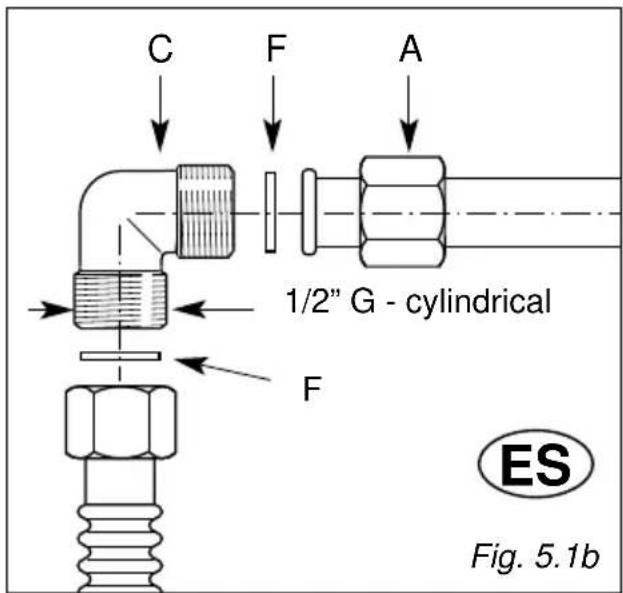 M-SYSTEM MGKW-901 - The gas supply system must conform to the local regulations in force. - 2