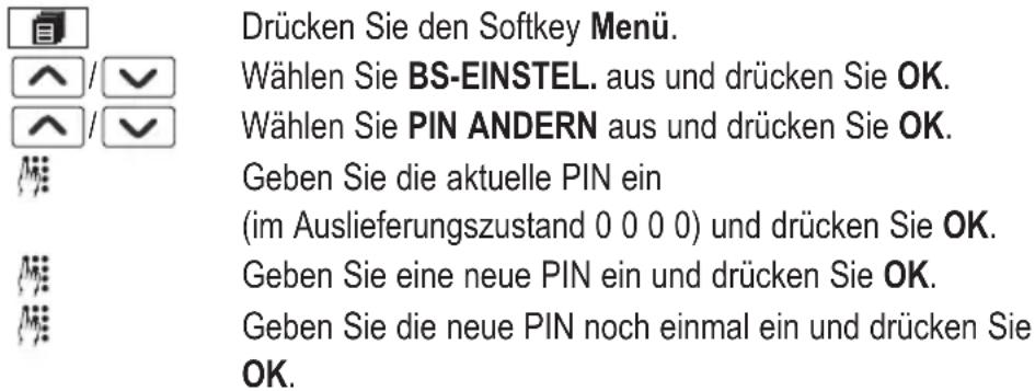AUDIOLINE Polo 300 - PIN ändern - 1
