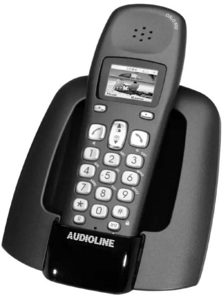 AUDIOLINE Oslo 800 - Cordless DECT telephone - 1