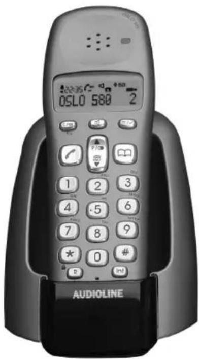 AUDIOLINE Oslo 582 - Schnurloses digitales DECT-Telefon Cordless digital DECT telephone - 1