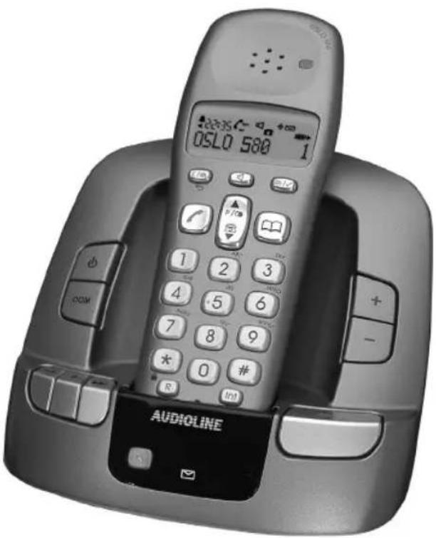 AUDIOLINE Oslo 582 - Schnurloses digitales DECT-Telefon Cordless digital DECT telephone - 2