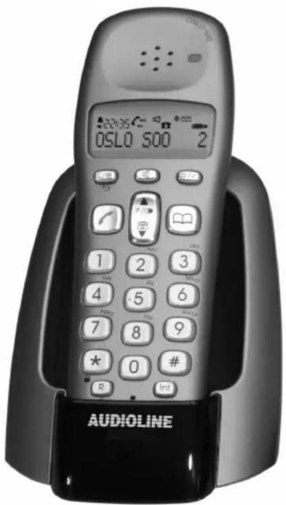 AUDIOLINE Oslo 501 - Zusätzliches DECT-GAP Mobilteil Additional DECT GAP handset - 1